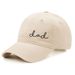 Unisex Cotton soft top dad mom embroidered baseball cap Cotton duck cap Hip hop hat_maomaolike.com