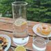 1/2PCS 30oz Clear High Borosilicate Glass Bedside Carafe Set With Tumbler - Hot Cold Water Pitcher For Juice Tea Coke_maomaolike.com