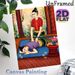 Thai Massage Themed Painting Poster, Vibrant Traditional Style Poster, Showcasing A Soothing Massage Scene, Delivers Tranquil Atmosphere Perfect For_maomaolike.com