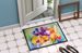 Orchids In Watercolor Doormat Front Door Mat Indoor Outdoor Rugs For Entryway, Non Slip Washable Low Pile, 24H X 36W_maomaolike.com
