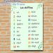 French 1-20 Numbers Learning Painting Poster, Pastel-colored Leaf-adorned Poster, Clear French Number Learning Guide, Suitable For Language Study_maomaolike.com