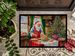 Cookies With Santa Claus Papa Noel Doormat Front Door Mat Indoor Outdoor Rugs For Entryway, Non Slip Washable Low Pile, 24H X 36W_maomaolike.com