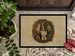 Welsh Springer Spaniel Christmas Flowers Doormat Front Door Mat Indoor Outdoor Rugs For Entryway, Non Slip Washable Low Pile, 24H X 36W_maomaolike.com