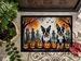 Boston Terrier Spooky Halloween Doormat Front Door Mat Indoor Outdoor Rugs For Entryway, Non Slip Washable Low Pile, 24H X 36W_maomaolike.com