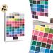 Dark Winter Classic Color Palette Painting Poster, Vibrant Categorized Color Swatch With Hex Codes Poster, Practical Color Reference For Studio, Home_maomaolike.com