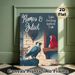 Romeo & Juliet Themed Painting Poster, Whimsical Anthropomorphic Bird Balcony Scene Poster, Literary-themed Decor Suitable For Living Room, Study Or_maomaolike.com