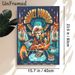 Daniel Donato's Cosmic Country Concert Painting Poster, Vibrant Psychedelic Fantasy Music-themed Graphic Poster, Artistic Eye-catching Decor Ideal For_maomaolike.com