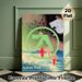 Aphex Twin Album Art Painting Poster, Psychedelic Abstract Splatter Style Poster, Unique Music-inspired Decor Ideal For Music Studio, Bedroom Wall_maomaolike.com