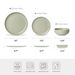 12-Piece Stoneware Dinner Plates Bowls Sets | Microwave & Dishwasher Safe | Non-Toxic Dinner Plates Bowls Set | Stackable Matte Glaze Kitchenware For 4_maomaolike.com