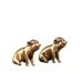 Animal Chinese Style Wealth Gathering Alloy Small Ornament Retro Zodiac Pig Bronze Decoration Craft_maomaolike.com