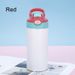 Outdoor Simple Solid Color Stainless Steel Vacuum Thermos Straw With Handle Children's Water Portable Sports Cup_maomaolike.com
