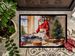 Cookies With Santa Claus Babbo Natale Doormat Front Door Mat Indoor Outdoor Rugs For Entryway, Non Slip Washable Low Pile, 24H X 36W_maomaolike.com