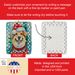 Finnish Lapphund Christmas Porcelain Ornament Christmas Tree Hanging Decorations For Home Christmas Holiday, Rectangle, Gift, Multicolor_maomaolike.com