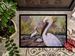 Three Pelicans On A Pier Doormat Front Door Mat Indoor Outdoor Rugs For Entryway, Non Slip Washable Low Pile, 24H X 36W_maomaolike.com