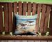 Sandpipers Hunting Throw Pillow Machine Washable, Indoor Outdoor Decorative Pillow For Couch, Bed Or Patio, 14Hx14W_maomaolike.com