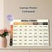 German Modal Verbs Painting Poster, Clear Color-coded Educational Chart Poster, Practical Tool For Mastering German Verb Conjugations, Suitable For_maomaolike.com