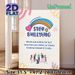 Stop Bullying Themed Painting Poster, Vibrant Cartoon-style Anti-Bullying Poster, Spreads Kindness-focused Message, Ideal For Office, Community Common_maomaolike.com