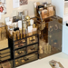 High-end Makeup Room Mask Storage Box Lipstick Makeup Brush Organizer Skincare Lotion Perfume Display Vanity Box_maomaolike.com