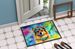 Hippie Dawg Doormat Front Door Mat Indoor Outdoor Rugs For Entryway, Non Slip Washable Low Pile, 24H X 36W_maomaolike.com