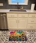 Sunflowers In Color Memory Foam Kitchen Mat Machine Washable Anti-Fatigue Mat Cushion Comfort Bath Mat Or Kitchen Rug_maomaolike.com