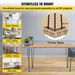 24" Black Hairpin Table Legs, Set Of 4 Heavy-Duty Desk Legs With 880 Lbs Total Capacity (220 Lbs Each), 3-Rod Design For DIY Furniture, Fits Benches, Desks_maomaolike.com