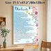 Desiderata Inspirational Quote Painting Poster, Soft Watercolor Floral Border Poster, Uplifting Text Design As A Gentle Daily Reminder, Suitable For_maomaolike.com