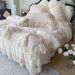 Wholesale Korean Version Milk Velvet Four-Piece Autumn Winter Thickened Lace Edge Flannel Warm Bed Skirt Coral Fleece 4-Piece Set_maomaolike.com