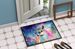 Hippie Animal Llama Doormat Front Door Mat Indoor Outdoor Rugs For Entryway, Non Slip Washable Low Pile, 24H X 36W_maomaolike.com