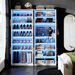 Freestanding Shoe Cabinet With Acrylic Doors And LED Lights_maomaolike.com