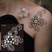 Zhengxiang European And American PET Hanna Stickers Hollow Stencils Indian Hand Painted Henna Tattoo_maomaolike.com