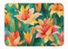 Lilies In Watercolor Memory Foam Kitchen Mat Machine Washable Anti-Fatigue Mat Cushion Comfort Bath Mat Or Kitchen Rug_maomaolike.com