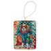 Cavalier Spaniel Christmas Porcelain Ornament Christmas Tree Hanging Decorations For Home Christmas Holiday, Rectangle, Gift, Multicolor_maomaolike.com