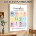 Calm-Down Choice Board Painting Poster, Soft-hued Cartoon-style Poster, Features Gentle Stress-relief Activities, Ideal For Office, Lounge And_maomaolike.com