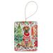 Redbone Coonhound Christmas Porcelain Ornament Christmas Tree Hanging Decorations For Home Christmas Holiday, Rectangle, Gift, Multicolor_maomaolike.com