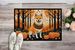 Shiba Inu Fall Doormat Front Door Mat Indoor Outdoor Rugs For Entryway, Non Slip Washable Low Pile, 24H X 36W_maomaolike.com