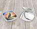 Blue Heron Setting Sun Compact Mirror Decorative Travel Makeup Mirror For Women Girls Gifts Pocket Makeup Mirror Folding Handheld_maomaolike.com