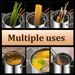 304 Stainless Steel Fry With Basket And Lid Food Grade Fryer Multifunctional Deep Frying Pot 3.2Quart_maomaolike.com