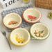 Cute Small Especially Beautiful Flavor Underglaze Color Ceramic Tomato Sauce Plate, Exquisite Snack Plate_maomaolike.com