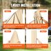 Patio Umbrella Cover For 7ft To 13ft Offset Umbrellas, Water Resistant PU 2000mm, Outdoor Umbrella Cover With Zipper And Rod, Beige_maomaolike.com