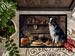 Australian Shepherd Fall Kitchen Pumpkins Doormat Front Door Mat Indoor Outdoor Rugs For Entryway, Non Slip Washable Low Pile, 24H X 36W_maomaolike.com