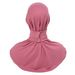 solid color hijab for women cross-border Malay hijab two buttons tied hijab hat_maomaolike.com
