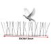 Stainless Steel Pigeon Spikes Bird Repeller Deterrent Traps Anti-bird Repellent Pest Control Garden Balcony Thorn Nail_maomaolike.com