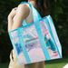 Iridescent PVC Beach Bag, Large Capacity Crossbody Handbag, Waterproof Portable Storage Pouch Phone Bag_maomaolike.com