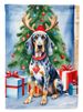 Bluetick Coonhound Christmas Reindeer Garden Flag Mailbox Flag Decorative Yard Flag Banner Outside Patio Artwork Yard Flower Beds, Garden Size, Multicolor_maomaolike.com