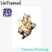 Calcite Crystal Painting Poster, Vintage Realistic Mineral Illustration Poster, Refined Natural Decor Ideal For Home Office, Living Room_maomaolike.com