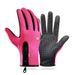 Outdoor cycling gloves sports skiing and mountaineering gloves autumn and winter touch screen non slip waterproof windproof fleece warm_maomaolike.com