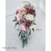 Festive & Party Supplies Simulation Teardrop Shaped Bride's Bouquet Wedding Photo Props Wedding Bouquet_maomaolike.com