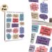 French Daily Affirmations Painting Poster, Vibrant Speech Bubble Style Poster, Uplifting Positive French Phrases, Ideal For Home And Office Decor_maomaolike.com