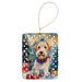 Wire Fox Terrier Christmas Porcelain Ornament Christmas Tree Hanging Decorations For Home Christmas Holiday, Rectangle, Gift, Multicolor_maomaolike.com