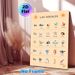 Spanish Vowels Learning Painting Poster, Adorable Cartoon Graphic Poster, Aids In Mastering Basic Spanish Vowels, Ideal For Language Study Spaces_maomaolike.com
